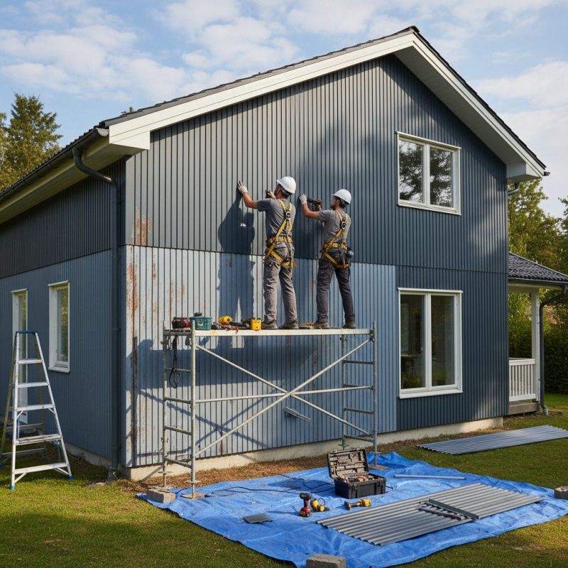 Aluminum Siding Painting
